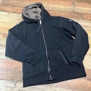 Under Armour Men's Black Loose Fit Full Zip Hooded Storm Sweatshirt Jacket Sz M